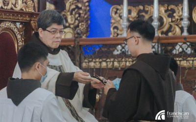 Friar Marvin Making His First Profession