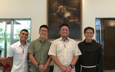 Three Men Welcomed Into Postulancy