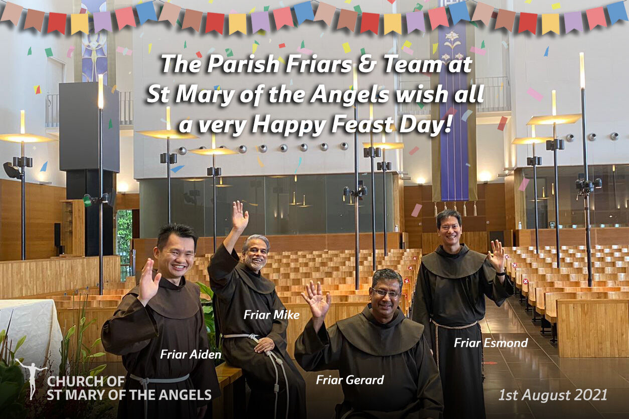 Our Franciscan Parish Celebrating the Feast of St Mary of the Angels ...