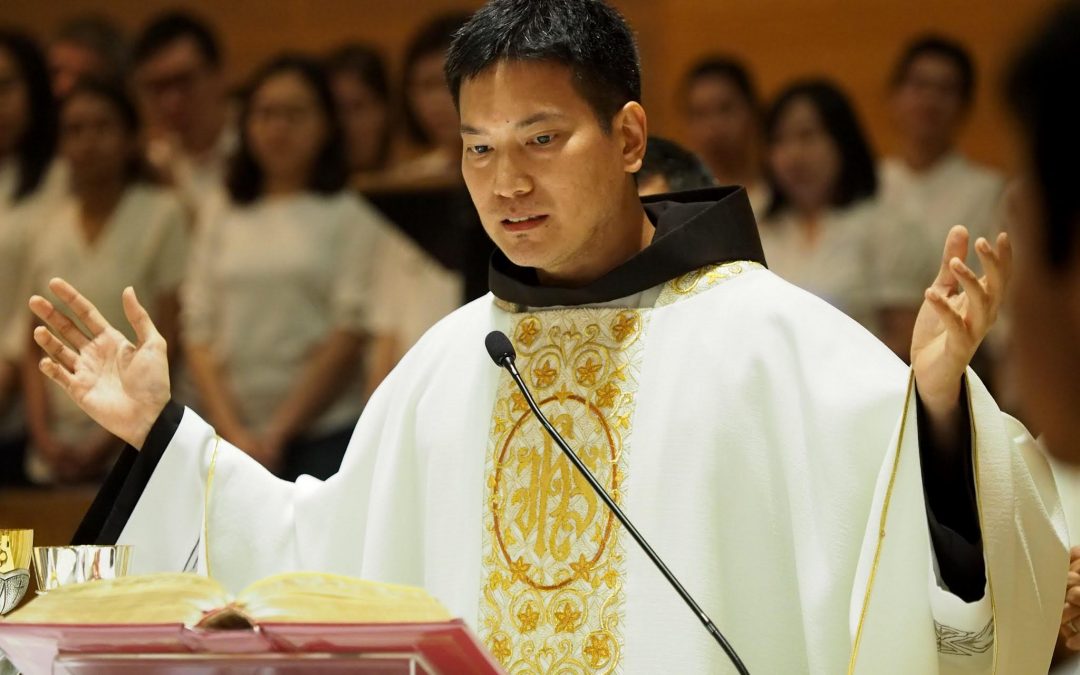 First member of the Kristus Aman Chapel community to be conferred the priesthood.