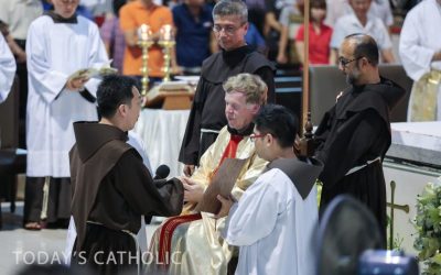 Friar David Au OFM professes Final Vows as Franciscan