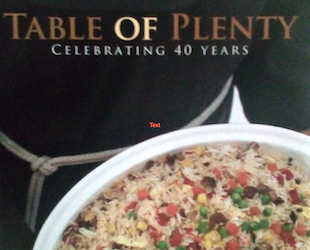 ‘Table of Plenty ‘ – St. Mary’s 40th Anniversary Cookbook