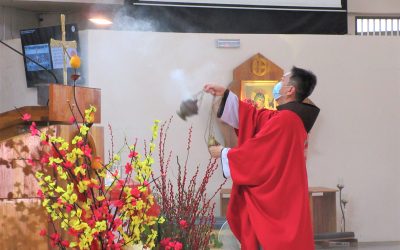 (St Ann) Churchgoers join Chinese brethren for CNY mass