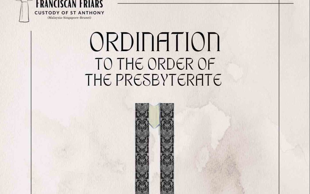 5 Friars to be Ordained Priests