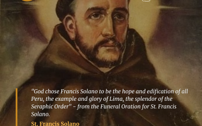 Saint Francis Solano (1549-1610)