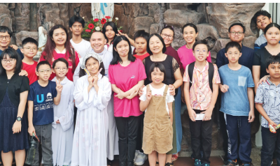 Plentong parish honours departing friars; welcomes new parish priest