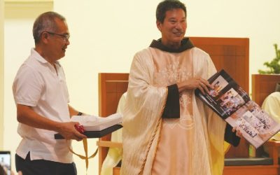 Risen Christ parish bids farewell to Friar Esmond