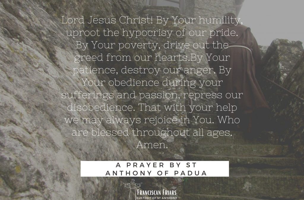 A Prayer : St Anthony of Padua
